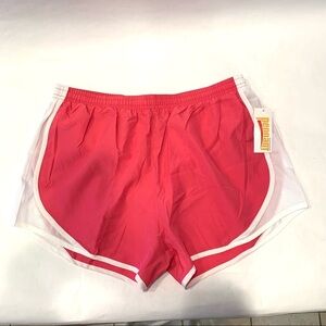 Pennant Pink Running Shorts with white Mesh